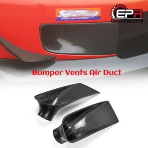 2Pcs Carbon fiber Front Bumper Air Ducts Air Flow Vent Cover For Honda S2000 AP1 - Picture 1 of 10