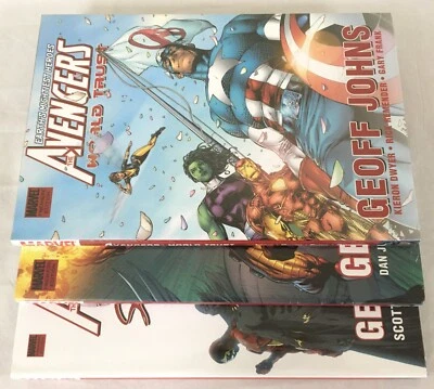 Libros de tapa dura The Avengers Geoff Jones 3 HC NUEVOS sellados de fábrica Marvel casi nuevos/como nuevos Foto 1 de 4