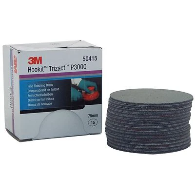 3M 50415 Trizact Finishing/Blending Sanding x 15 Disc P3000 Grit 75mm - Image 1 of 3