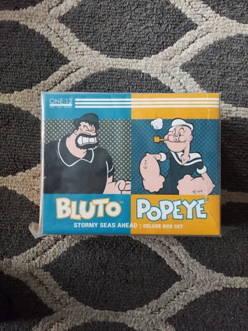Mezco One: 12 Collective Action Figures: 1:12 Scale Popeye and Bluto Stormy Seas Cover