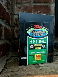 SEALED 1992 Topps Stadium Club Football High Number Series Box (36 Packs) - Picture 1 of 3