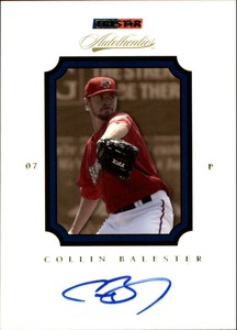 2007 TRISTAR Autothentics Autographs #43 Collin Balester 