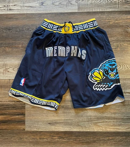 Memphis Grizzlies Summer City Basketball Shorts Stitched Team Style M-XL - New Cover