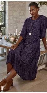 J. Jill Women’s Tiered Set-In-Sleeve Midi Dress Size XL  - Bild 1 von 8
