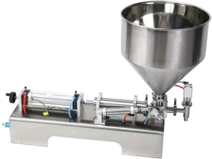Liquid Paste Filling Machine 1000ml Pneumatic Filler Oil Fluid Viscosity Cream - Picture 1 of 9