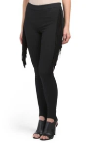 Mcguire Commodore Pants Black with Fringe Size 26 - Picture 1 of 9