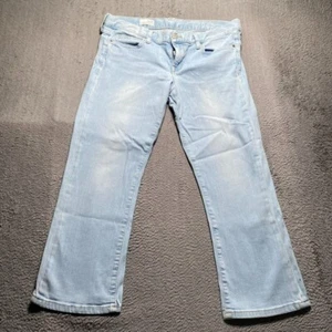 Gap 1969 Jeans Women 29/8 Blue Cropped Boot - Picture 1 of 13