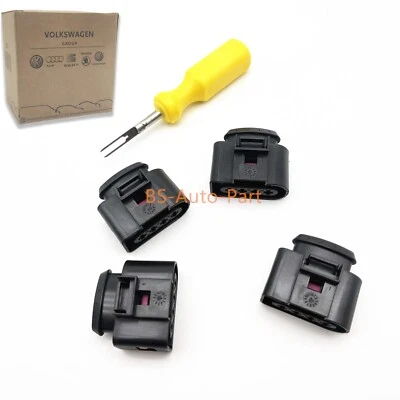 Orig Stecker Zündspule Ersatzstecker + Reparierwerkzeug Für VW Audi Skoda Seat - Image 1 of 4
