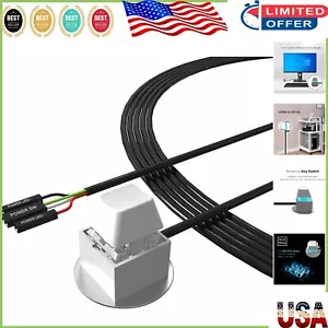 Portable 2M ATX Power Control Adapter Cable for Remote Desktop Power Switch - Picture 1 of 9