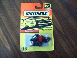 MATCHBOX 1997 BLACK VERSION ROTWHEELER #73 MB MATCH BOX - Picture 1 of 5