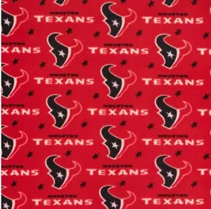 Houston Texans Fleece Fabric/NEW 2-yard piece/ Free Shipping - Picture 1 of 2