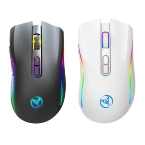 T69 LED Optical Game Mice 4800DPI 2.4G USB Wireless Mouse for PC Laptop - Picture 1 of 10