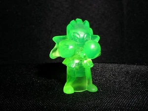 Hitmonchan Nintendo Pokemon Rubber Eraser Keshi Figure Transparent Green - Picture 1 of 2