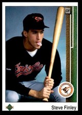 1989 Upper Deck Steve Finley Rookie Baltimore Orioles #742