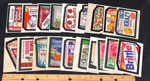 1973 Topps Wacky Package Sticker Card Lot (18) Tanback Series 2, 4, 5, 6, & 7 AA - Picture 1 of 7
