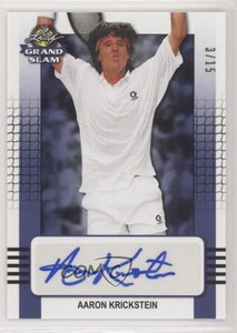 2018 Leaf Grand Slam Blue /15 Aaron Krickstein #BA-AK1 Auto