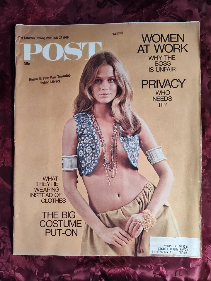 Saturday Evening Post Magazine July 27 1968 COSTUMES BILL DANA  - Image 1 of 1