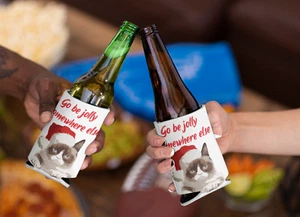 Go be jolly somewhere else koozie bottle cooler beer koozie novelty beer cooler - Bild 1 von 3