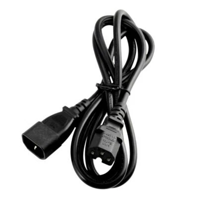 10A IEC 320 C14 to C15  Power Extension Cord IEC320 for Computer PDU UPS - Image 1 of 3