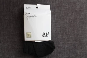 H&M Strumpfhose Gr. M Schwarz strukturiert Neu OVP - Bild 1 von 3