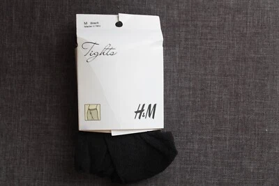 H&M Strumpfhose Gr. M Schwarz strukturiert Neu OVP - Bild 1 von 3