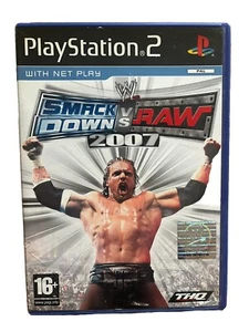 SMACKDOWN VS. RAW 2007 Playstation 2 PS2 game COMPLETE Retro tested - Picture 1 of 4