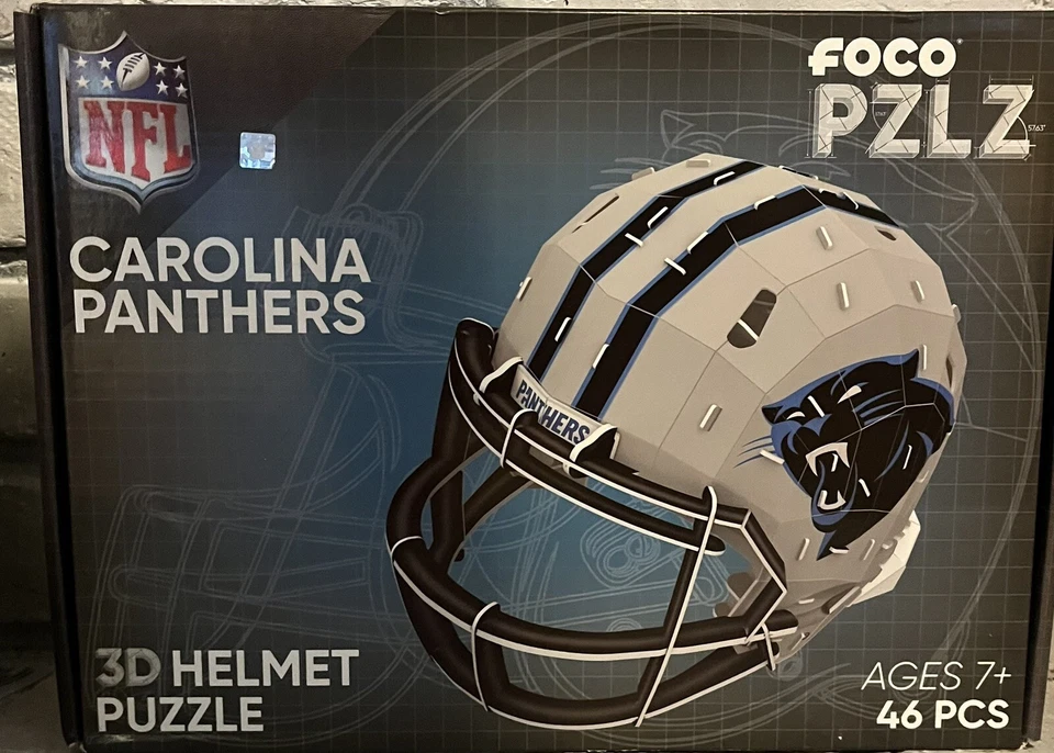 Carolina Panthers 3d Helmet Focu Puzzle
