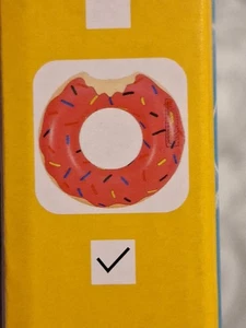 35 In. Pink Sprinkle Donut Float Inflatable Ring Pool Float Swim Ring New - Picture 1 of 10