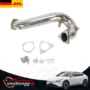 Tubo descendente de acero inoxidable para AUDI A6 A7 4G, A8 4H,Q5 8R, 3.0 TDI 76mm 3" DHL DE - Imagen 1 de 15