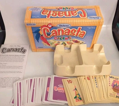 Winning Moves Oficial Deluxe CANASTA CALIENTE Juego de Cartas ~ Bandeja Giratoria - #1042 Foto 1 de 4