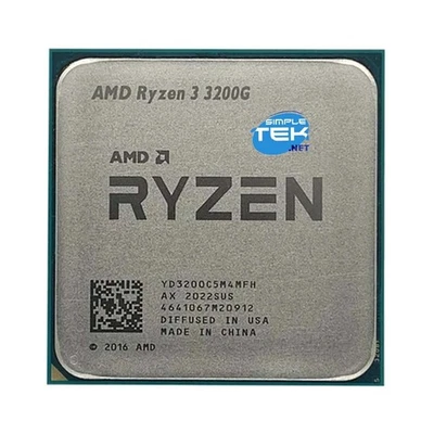 Amd Ryzen 3 3200g Procesador Cpu Am4 Bulk Tray Con Gpu Integrada Recertificado - Imagen 1 de 4