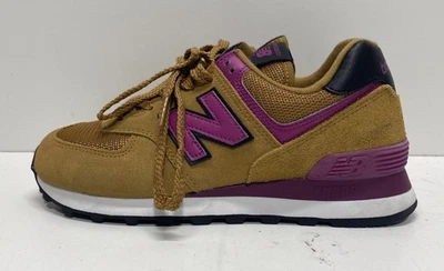 New Balance Women's Brown Purple Suede Shoes Size 6.5 - Image 1 of 4