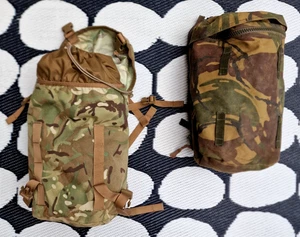 British MTP Camuflaje PLCE Bergen Paquete Grande Bolsillo Lateral Con Cordón x2 *** - Imagen 1 de 9