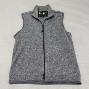 Robert Graham Zip Up Vest Men’s Medium Klose Golf Performance Full Zip Gray NWT - Picture 1 of 10