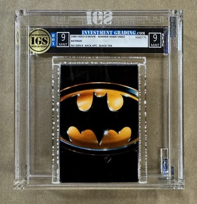 VIDEO 8 — IGS 9/9 BATMAN — Like VHS / VHTF - Image 1 of 2