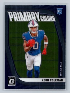 2024 Donruss Optic #10 Keon Coleman Rookie Primary Colors RC NFL Buffalo Bills - Picture 1 of 2