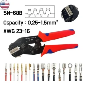 SN-68B Crimpzange Presszange 0,25-1,5 mm² für Dupont, TE, JST, Molex Terminal - Bild 1 von 7