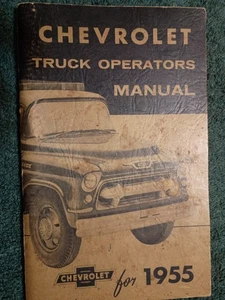 1955 CHEVROLET TRUCK OWNER'S MANUAL / PICK-UP SUBURBAN PANEL COE / ORIGINAL BOOK - Picture 1 of 5