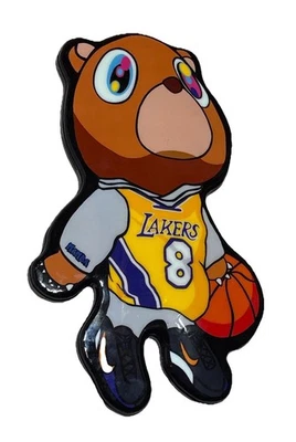 KOBE BRYANT “TOUCH THE SKY” Mini TAKASHI MURAKAMI INSPIRED BEAR BY IDIOT BOX ART - Image 1 of 4
