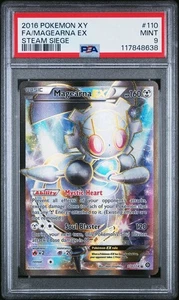 POKEMON 2016 XY Steam Siege Full Art MAGEARNA EX #110 PSA 9 Mint RARE - Picture 1 of 3