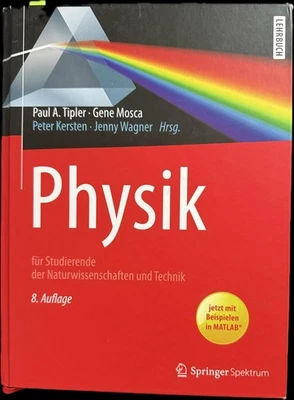 Physik für Studierende der Naturwissenschaften 8. Auflage ISBN:978-3-662-58280-0 - Bild 1 von 2
