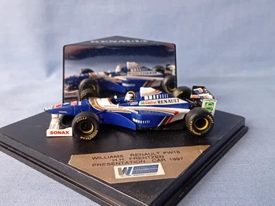 Quartzo Onyx 1:43 WILLIAMS RENAULT FW18 HH Frentzen Presentación Coche F1 1997 Foto 1 de 4