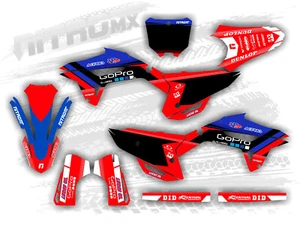 Juego de pegatinas decorativas a juego Honda CRF 250 R CRF 250R 2022 2023 2024 - Imagen 1 de 1