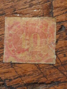 Prussia n. Michel 20, mai usato su carta - Foto 1 di 2