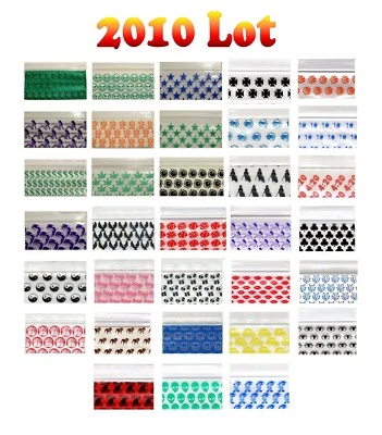200 2010 LOT APPLE MINI ZIP BAGGIES ALIENS HEAVY D STARS GREEN LEAF + - Image 1 of 4