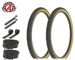 AltaLine Bicycle DURABLE PEROFRMANCE Tires 24"x1.75" COMP III BMX KNOBBY 8pc Set - Picture 1 of 6