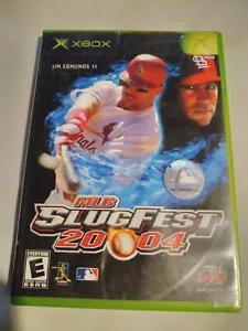 MLB Slugfest 2004 Game Xbox Original CIB Complete Tested Works - Picture 1 of 3