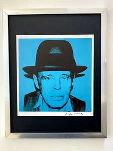 Andy Warhol | Vintage 1984 Joseph Beuys Print Signed | Mounted in 11x14 Board+ - Picture 1 of 4