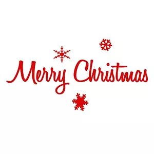 Frohe Weihnachten Aufkleber Sticker - Feiertage Worte Sätze Farbe Größe wählbar - Bild 1 von 2