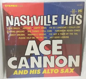 1965 ACE CANNON:NASHVILLE HITS Hi Records#SHL32028 Excellent!!! Stereo Shrink - Imagen 1 de 11